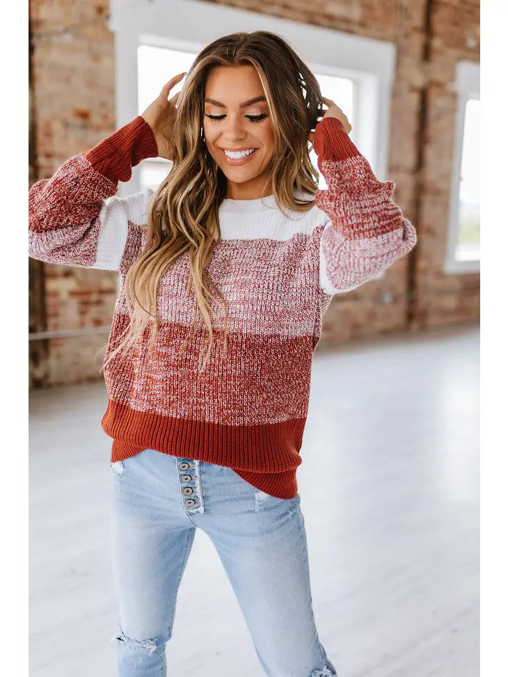 Color Block Sweater