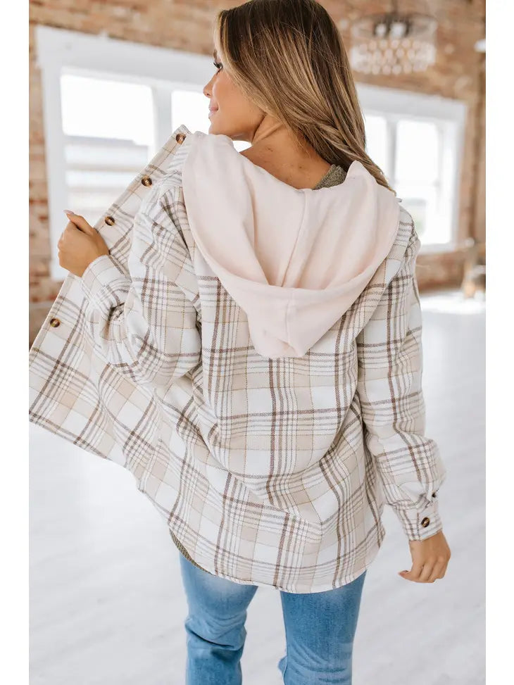 Plaid Statement Jacket