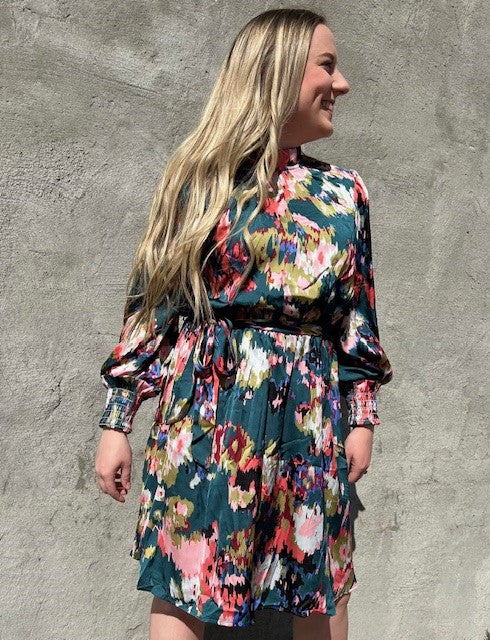 Abstract Springtime Dress
